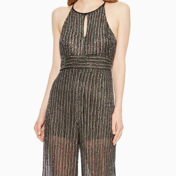 Parker Pants - Parker Megara Sequined Jumpsuit - Multicolor